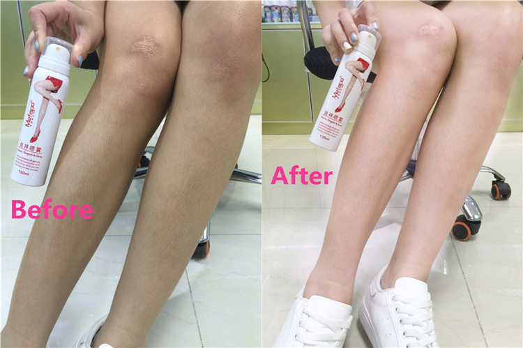 Sun Tanning Spray Airstocking Concealer Face Body Leg Foundation Whitening Skin-5