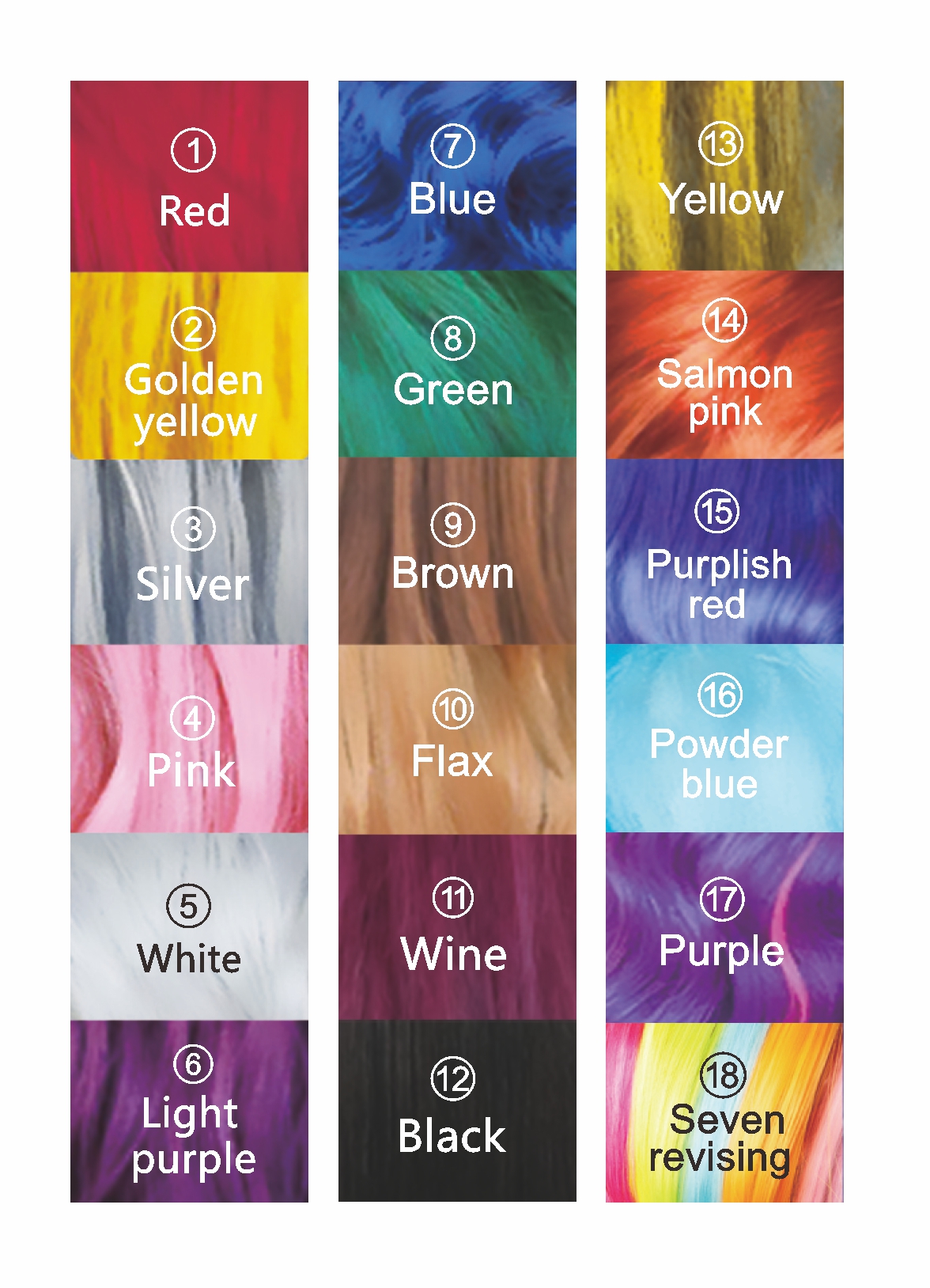 All Colors Available Color Temporary Hair Dye-6